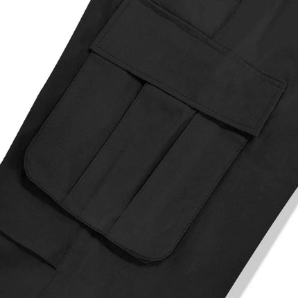 plus Size Men's Workwear Wide Leg Pants Loose Street Style Trendy Cargo Trousers