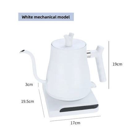 304 Stainless Steel Smart Electric Kettle Variable Temperature Gooseneck Pour Over Coffee Tea Water Boiler Fast Heating