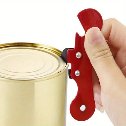2/1pcs Multifunctional Bottle Opener Stainless Steel Safety Side Cut Manual Can Opener Ergonomic Can Opener Can Kitchen Tools