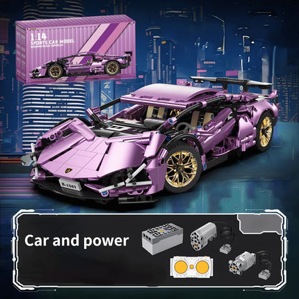 New Building Blocks Roadster Technology 1:14 Racing Roadster building blocks Assembly brick vehicle toy gift for boys