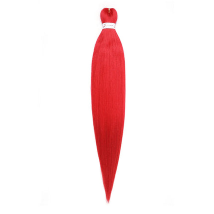 Pre-stretched Braids Hair Professional Itch Free Hot Water Setting Synthetic Fiber Ombre Yaki Texture Braid Hair Extensions