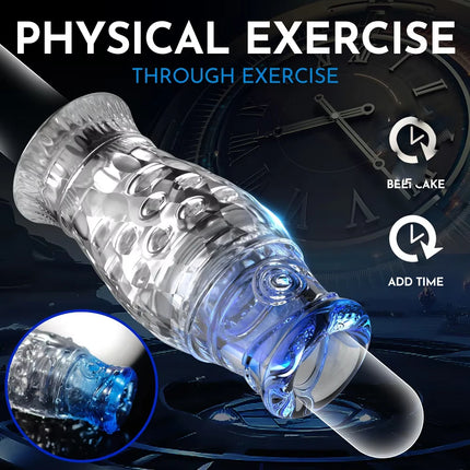 Masturbation Cup Male Masturbators Double Head Vagina Real Pocket Pussy Penis Endurance Exercise Vacuum Sex Toys For Adult 18