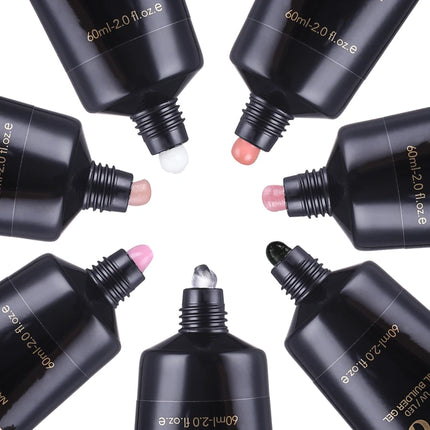 MSHARE Poly Nail Extension Gel TPO Hema Free Milky White Nails 60g Nail Extension Camouflage Quick Building Finger 60ml