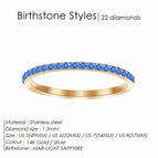 March-Light Sapphire / Glod Color / 9
