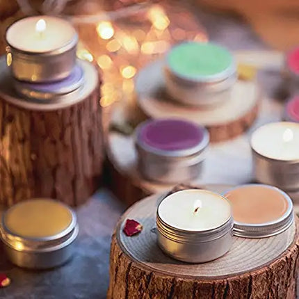 50Pcs 5g Empty Mini Pink Aluminum Jars Cosmetic Small Black Metal Tins Lip Balm Jar Refillable Make Up Sample Jar with Screw Lid