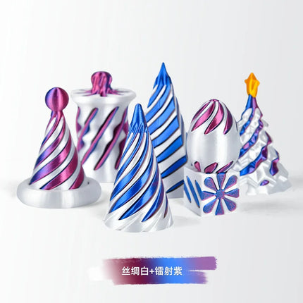 2/3/5/7pc Set 3D Printed Spiral Cone Prelearning 3D Printed Toy Spiral Pyramid Fidget Toy Stress Relief Christmas Gifts Ornament