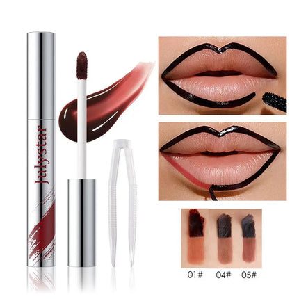 Tear-off Lip Liner Long Lasting Matte Lip Tint Waterproof and Sweat-proof Not Easy to Smudge Line Hook Lip Marker Makeup Pen