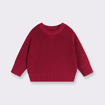 0-7T Toddler Kid Baby Boy Girl Winter Clothes Newborn Baby Sweater Infant Knit Pullover Top Casual Basic Top Knitwear Outfit