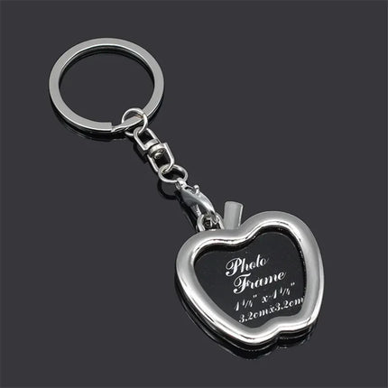 New Fashion Creative Photo Frame Keychain Personality Lover's Car Cellphone Keychain Key Rings Love Souvenir Pendants S118