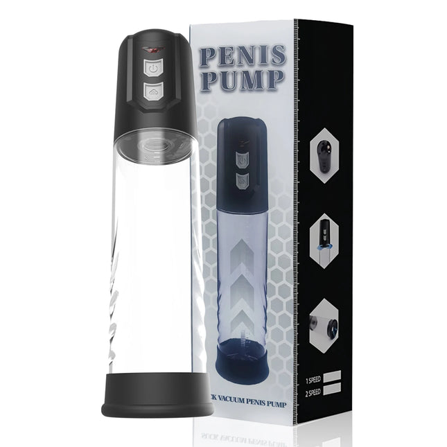 Male Penis Training Device Electric Masturbation Pump Vaccum Suction Channel Adult Fun Lasting Ideal Choice Sex Toys for Men