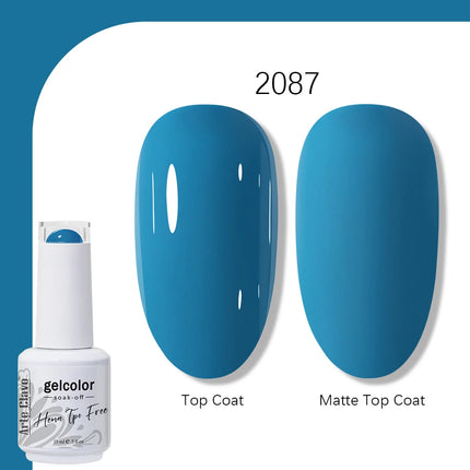 Arte Clavo TPO FREE HEMA FREE Gel Nail Polish UV Multi Use Semi Permanent Soak Off Autumn Winter Nail Art Hybrid Varnish 15ml