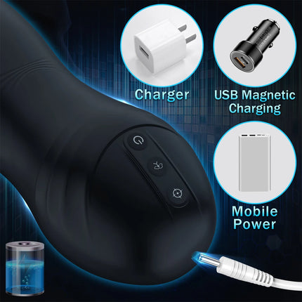 Male Masturbation Cup Automatic Sucking Real Oral Vagina Suction Vibrator Masturbator Sex Toys For Men Blowjob Vibrating Machine