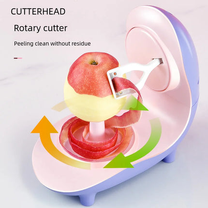 Electric Potato Peeler Automatic Rotating Fruits Vegetables Cutter Steel Electric Peeler For Fruit Rechargeable Vegetables