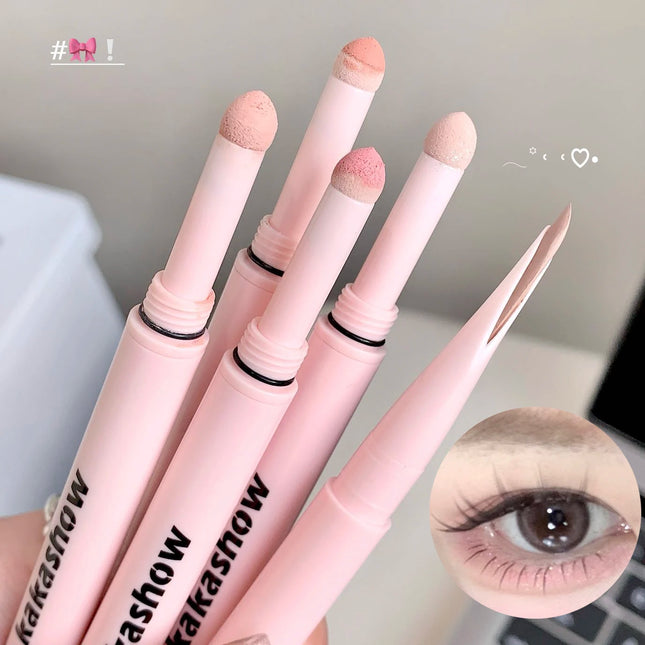 Meniscus Double-end Lying Silkworm Eyeliner Pencil Diamond Glitter Matte Eyeshadow Pen Brightening Cream Shadow Highligh Makeup
