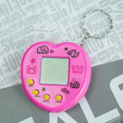 Nostalgic Tamagotchi Virtual Digital Pet Handheld Game, Mini Retro Cyber Electronic Animal Pocket Toy