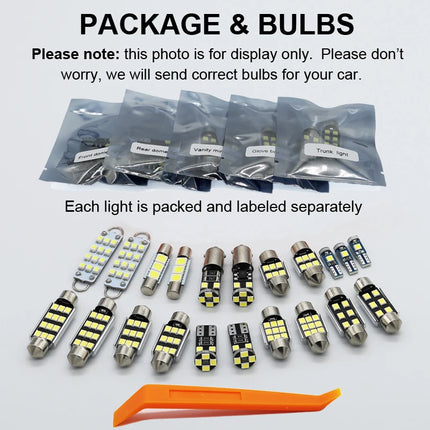 ZITWO 13Pcs For VW Volkswagen Polo MK5 6R 6C 2009 2010 -  2013 2014 2015 2016 2017 LED Interior Light Trunk Courtesy Bulb Kit
