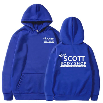 Tree Hill Hoodie Keith Scott Body Shop Hoodies Unisex Sweatshirts Autumn Winter Fleece Hooded Pullovers Graphic Sudadera Mujer