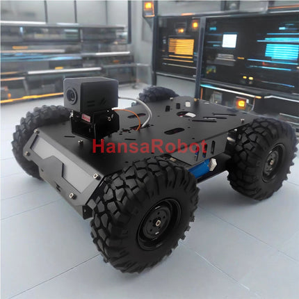 4G Wireless WiFi App RC Smart Video 4WD Robot Car Kit Off Road Obstacle Avoidance Car Mixly Graphical Program Unassembled