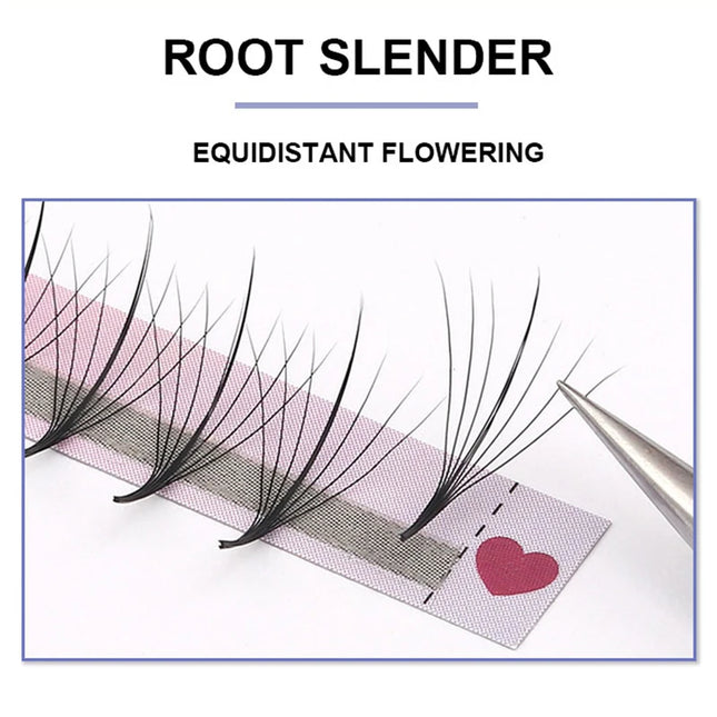 New 7D C/D Curl Eyelashes Handmade Premade Volume Fans With Eyelash Extensions Natural Individual Lashes