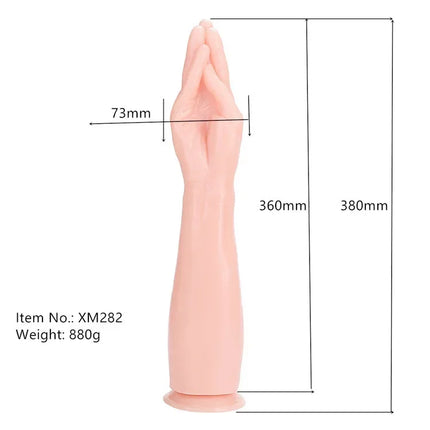 37cm Sexy Hand Butt Dilator Anal Plug For Women Vaginal Big Dildo XXL Female Masturbator Erotic Sex Toys Men Adult Games Bondage