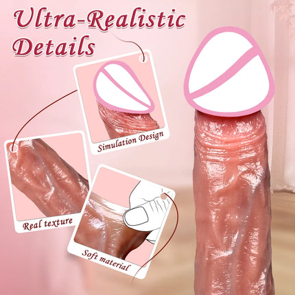 Soft Big Penis Dildos Realistic Dildo Female Masturbation Suction Cup Artificial Silicone Dick for Anal Dildo Sex Toy for Women