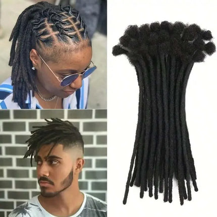 Dreadlocks Synthetic Extensions 8 Inch 10 Strands  Loc Dreads Extensions Crochet  Fashion Hip-hop  Style Natural Braiding Hair