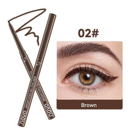 Matte Eyeliner, Ultra-Soft Gel Texture, Smooth Touch, Super High Color Rendering, Waterproof And Sweat-Proof, Not Easy To Smudge