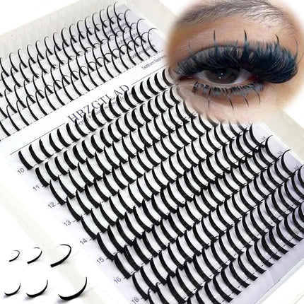 HBZGTLAD Lash Nails Extra Long Lash Nails Lash Bundles Lash Stretchers Bottom and Pointed Lash Clusters DIY Fairy/Manga Eyelash