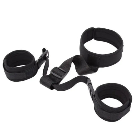 Adult Bedroom Fetish Gear Women Nylon Collar 3 Piece Adjustable Bondage Restraint Set for Couple Intimacy