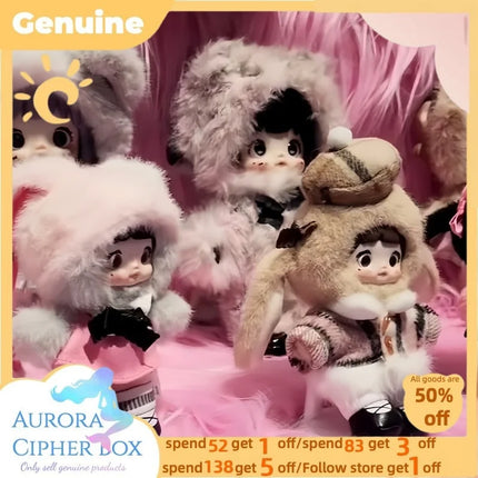 New Genuine Nommi Pink Energy Series Vinyl Doll Pendant Mystery Surprise Cute Blind Box Action Figure Doll Bjd Birthday Kid Gift