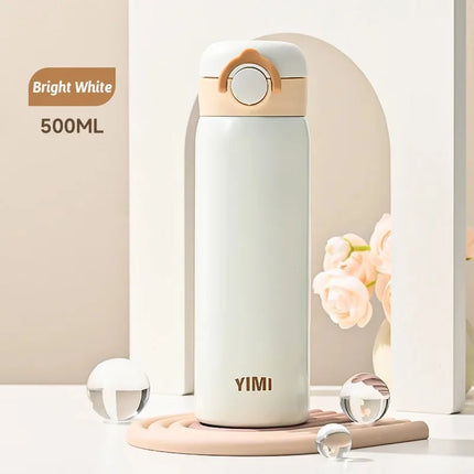 500ML Thermos Bottle Vacuum Flasks Tumbler 304 Stainless Steel Thermal Water Bottle Keep Hot And Cold Insulated Cup Drinkware