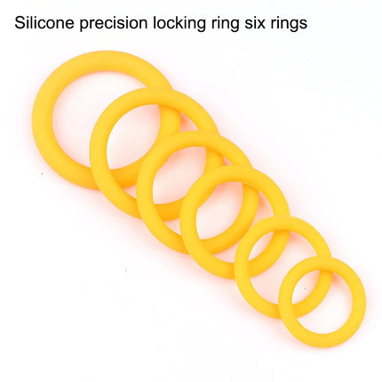 3/6Pcs Silicone Lock Ring for Men Ejaculation Delay Screw Eye Penis Ring Foreskin Hindrance Adult Sexual Health Product