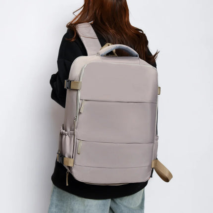 Couples Leisure Lightweight Backpack Travel Backpack Female New Backpack Student Schoolbag Large Capacity Travel Commuter Luggag