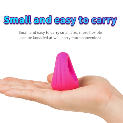 Silicone Penis Cock Ring Delay Ejaculation Super Small Chastity Cage Adjustable Penis Ring Scrotum Cockring Male Sex Toy for Me