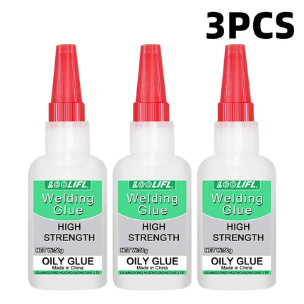 Loolifl 50g High-Strength Welding Glue, a Universal Super Adhesive Suitable for Resin, Ceramics, Metal, and Glass, Strong Instant Glue