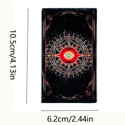 New Tarot Cards A 78 Deck Oracle Russian Visions Fate Divination Edition Borad Playing Games,Holiday Games New Year Gifts