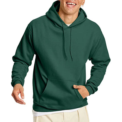 Cotton Hooded Sweatshirt, Solid Color Fashion Fit Sweatshirt, Autumn and Winter Fashion Sweatshirt, Suitable for Going Out