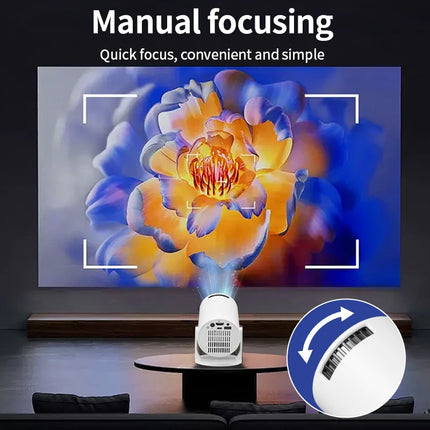 1pc Portable 1080P Projector HY300 270 Adjustable Angle Phone Laptop TV Box Compatible Speaker HDMI USB