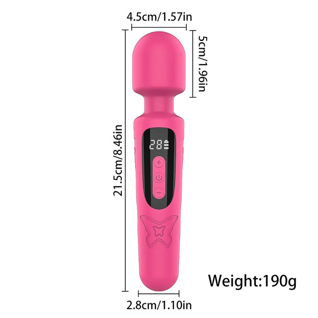 Powerful Handheld Masturbator Wand Vibrator For Women Vagina Masturbator Erotic Adults Dildo Stick