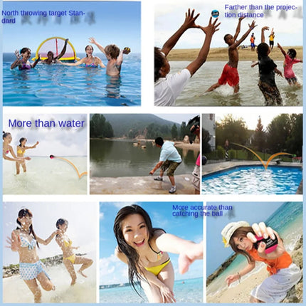Lightweight Water Bouncing Ball 5.5cm TPR Water Jump Ball Water Surf Soft Game Toy Beach Sports