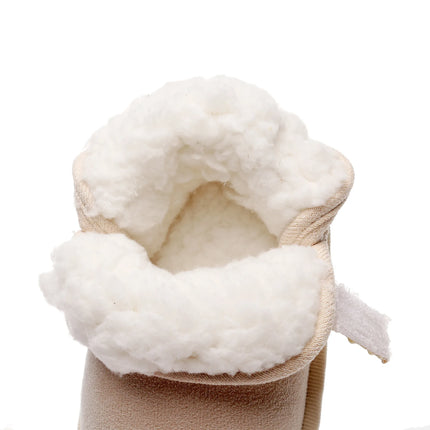 0-18Month Newborn Baby Girls Boys Winter Snow Boots Toddler Warm Plus Fleece Ankle Boots Non-slip Thickened Shoes