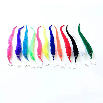 Worm magic toys children's magic games prank props cat wands toys for boys and girls happy birthdays new cool things blurry