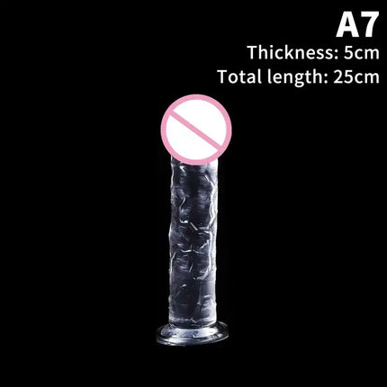 【AD】7 Sizes Dildo With Suction Cup Huge Jelly Dildos Sex Toys For Woman Men Fake Dick Big Penis Anal Butt Plug Sex Shop 18+