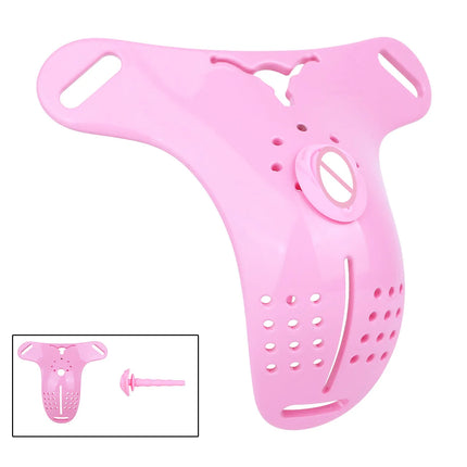 LICKER ABS Chastity Cages With Urethral Orifice Penis Bondage Cock Lock Loyalty Belt Sex Toys For Men Sissy Erotic Accessories