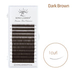 I Curl dark brown / 0.07mm / 5to11mm