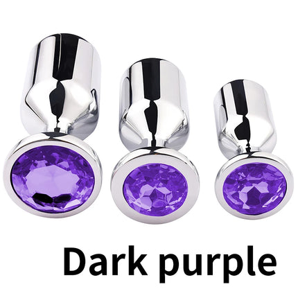 Runyu Sexy Adult Metal Anal Plug Penetration-Anal Adult Toys Fetish Butt Plug Sexy Gadgets Erotic Products But Pluk SM Sex Toys