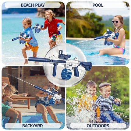 M416 Water Gun Fully Automatic Shooting Toy Summer M416 Water Gun Battle Beach Outdoor Entertainment Children's and Adult Toys