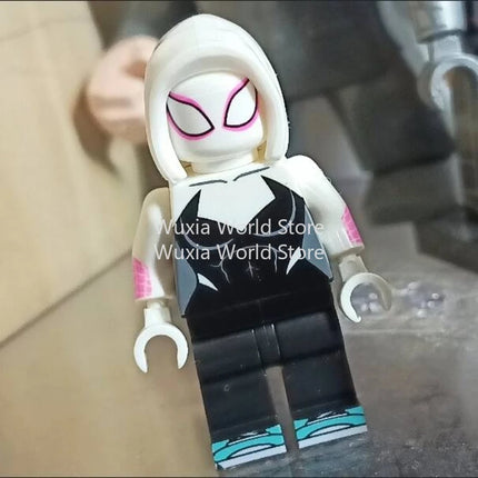 New 5cm Marvel Spider-Man Venom Building Block Figures Assembleable Figure Desktop Ornament Decorations Best Gifts for Childrens