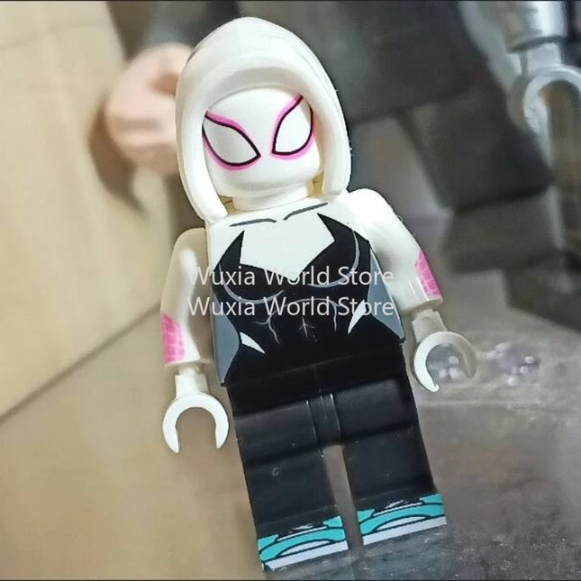 New 5cm Marvel Spider-Man Venom Building Block Figures Assembleable Figure Desktop Ornament Decorations Best Gifts for Childrens