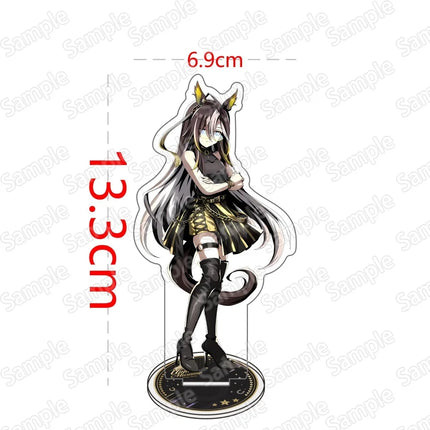 Horse Racing Anime Uma Musume Pretty Derby Acrylic Stand Keyring Tokai Teio Oguri Cap Special Week Clear Figure Collectible Gift